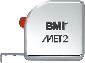 Image de Taschenbandmaß MET2 2mx13mm weiß BMI