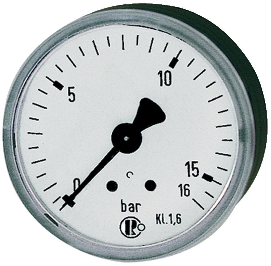 Picture of Manometer rückseitig zentrisch 40mm 0-10bar G1/8" RIEGLER
