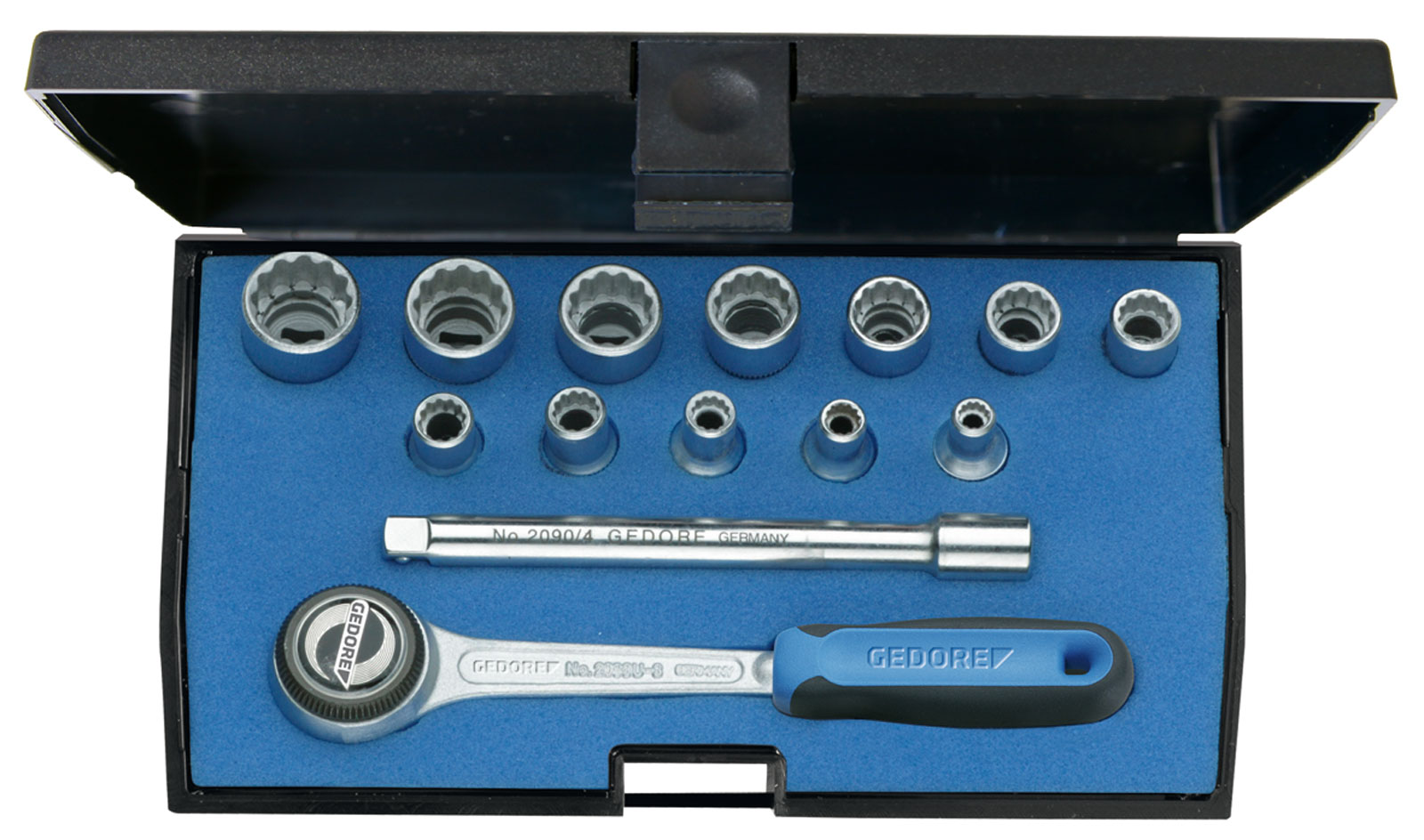 D 20 DMU-3 Steckschlüssel-Satz 1/4" 14-teilig