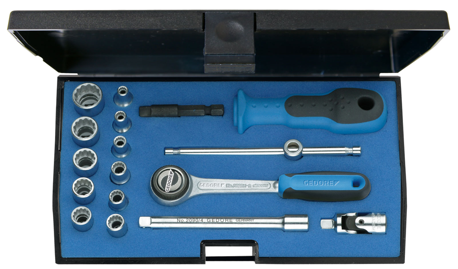 D 20 EMU-3 Steckschlüssel-Satz 1/4" 17-teilig