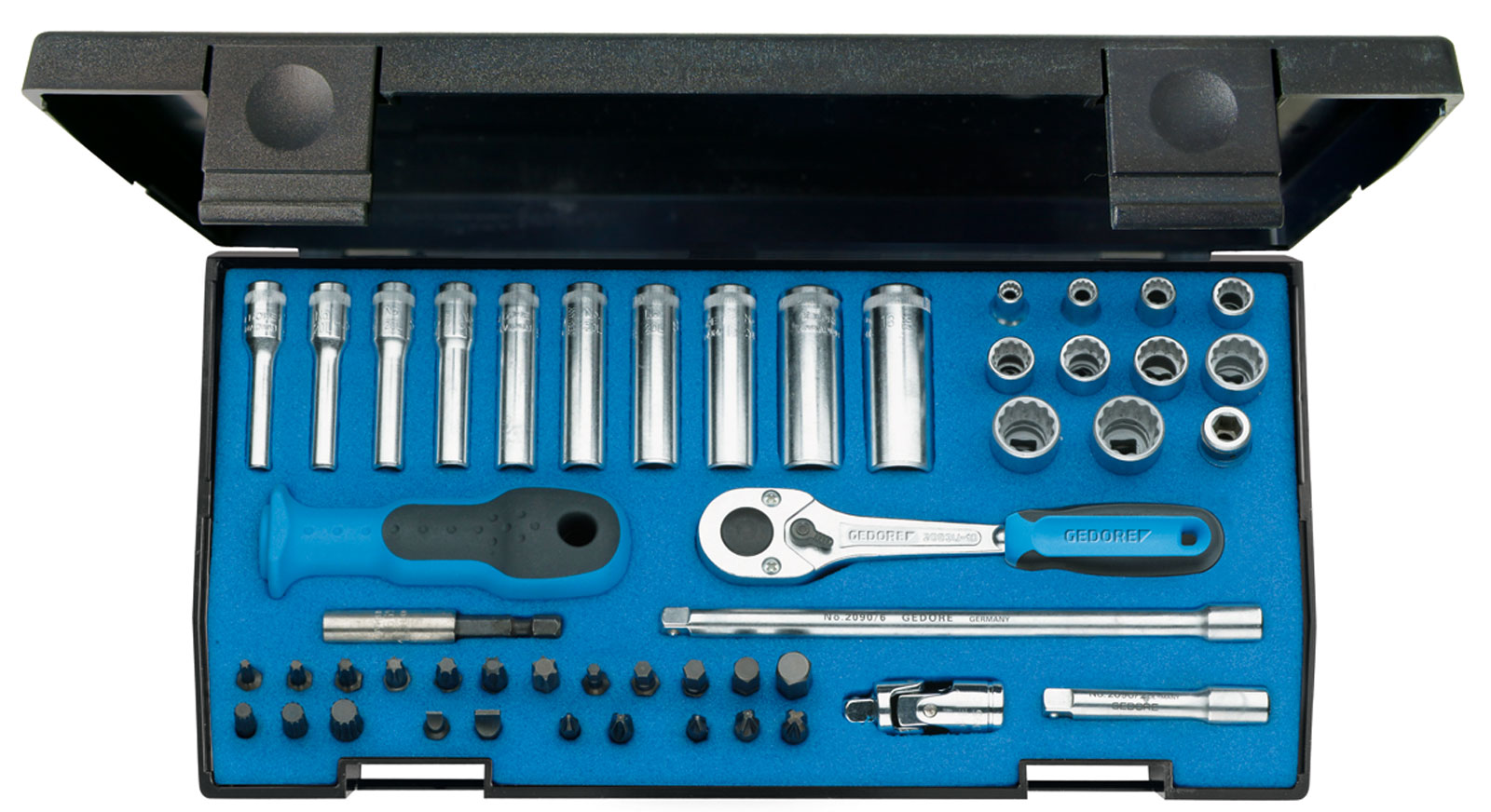 20 LMU-10 Steckschlüssel-Satz 1/4" 49-teilig