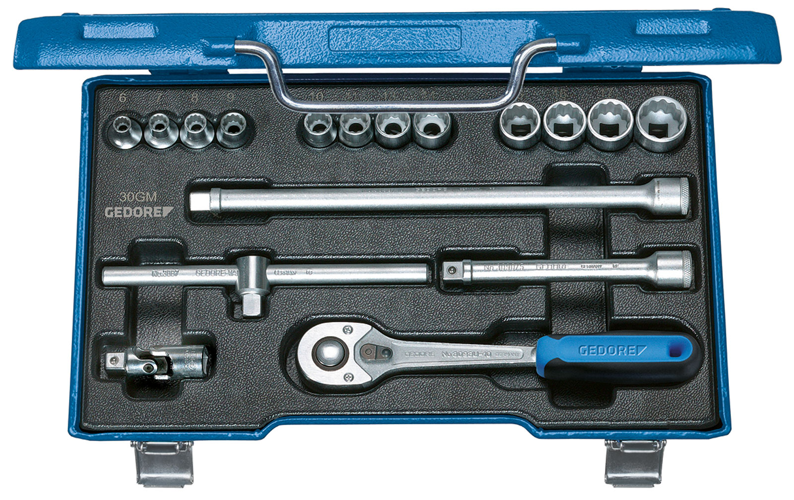 30 GMU / D 30 GMU Steckschlüssel-Satz 3/8" 17-teilig