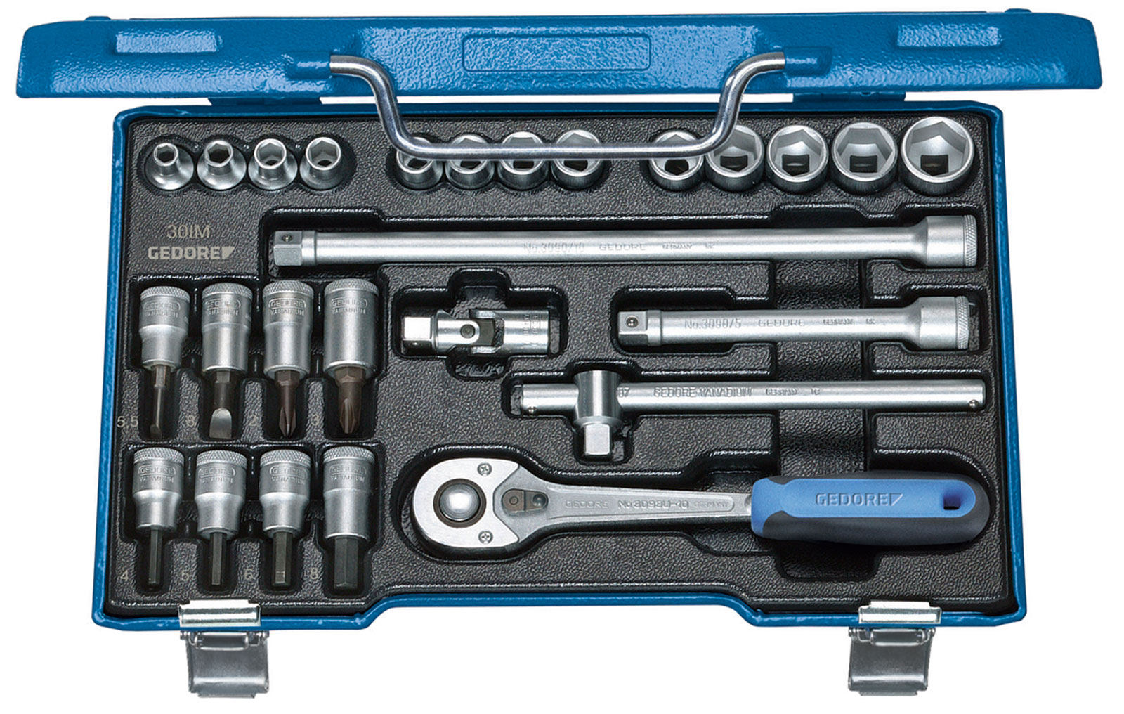 30 IMU Steckschlüssel-Satz 3/8" 26-teilig