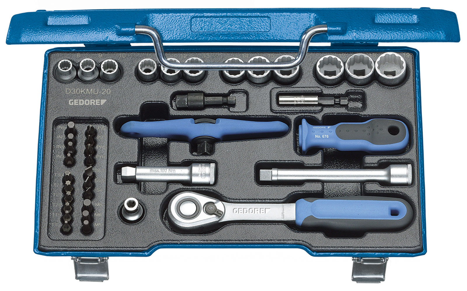 D 30 KMU-20 Steckschlüssel-Satz 3/8" 40-teilig