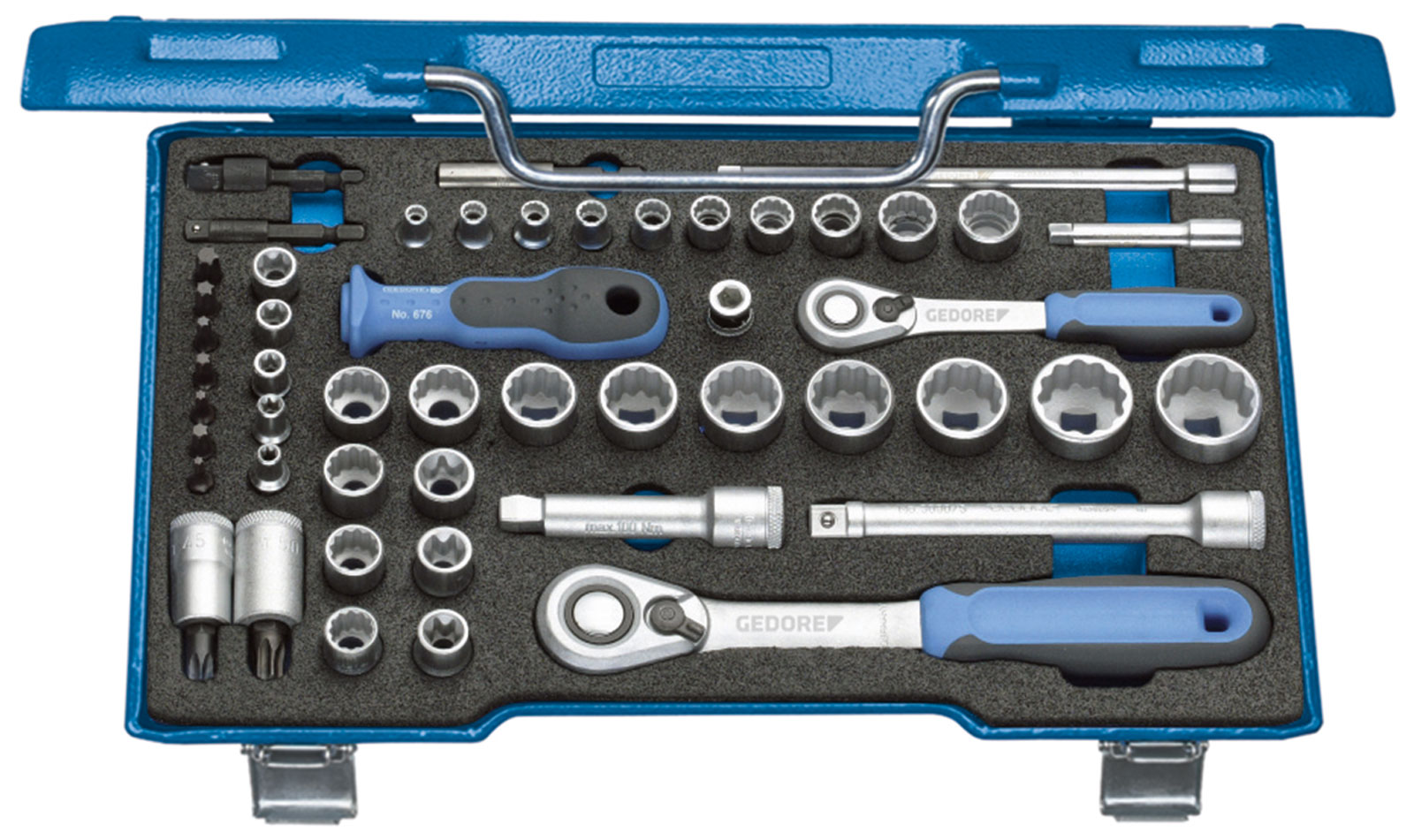 D 30 TX20 U-20 Steckschlüssel-Satz 3/8" + 1/4" 50-teilig