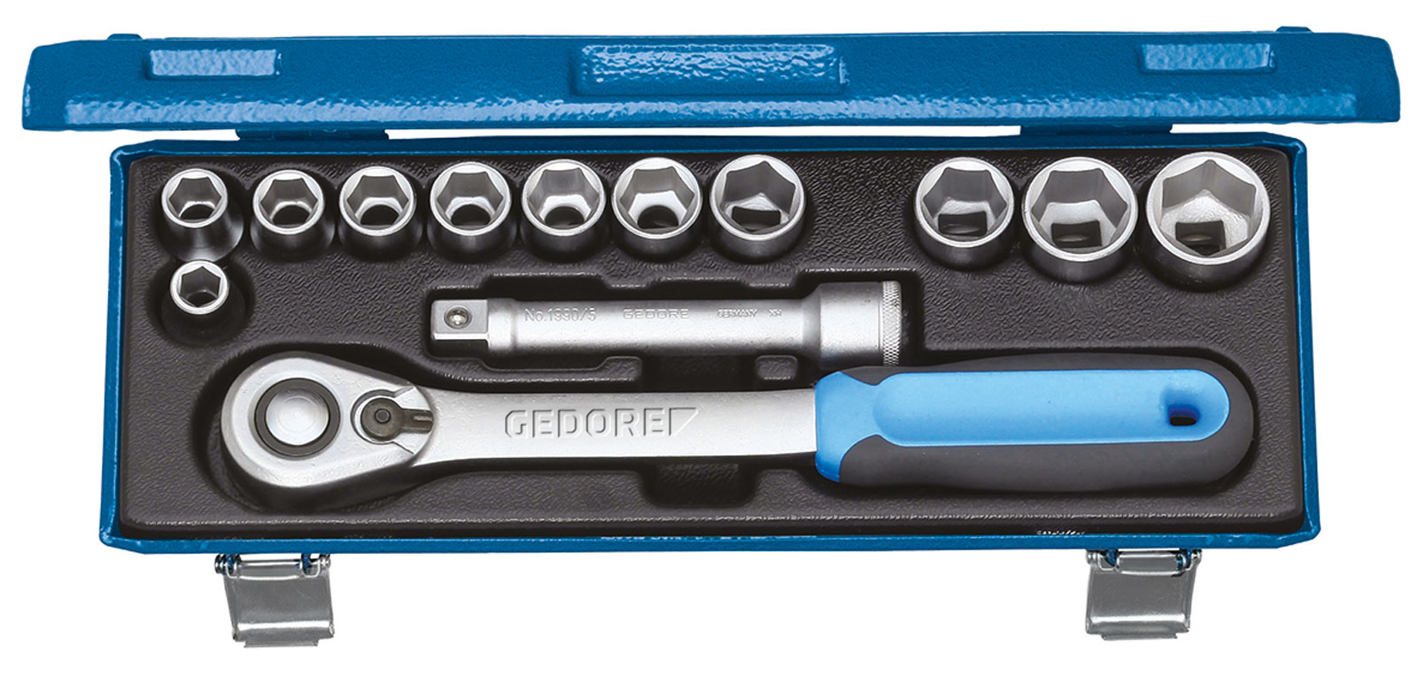 19 KMU / D 19 KMU Steckschlüssel-Satz 1/2" 13-teilig