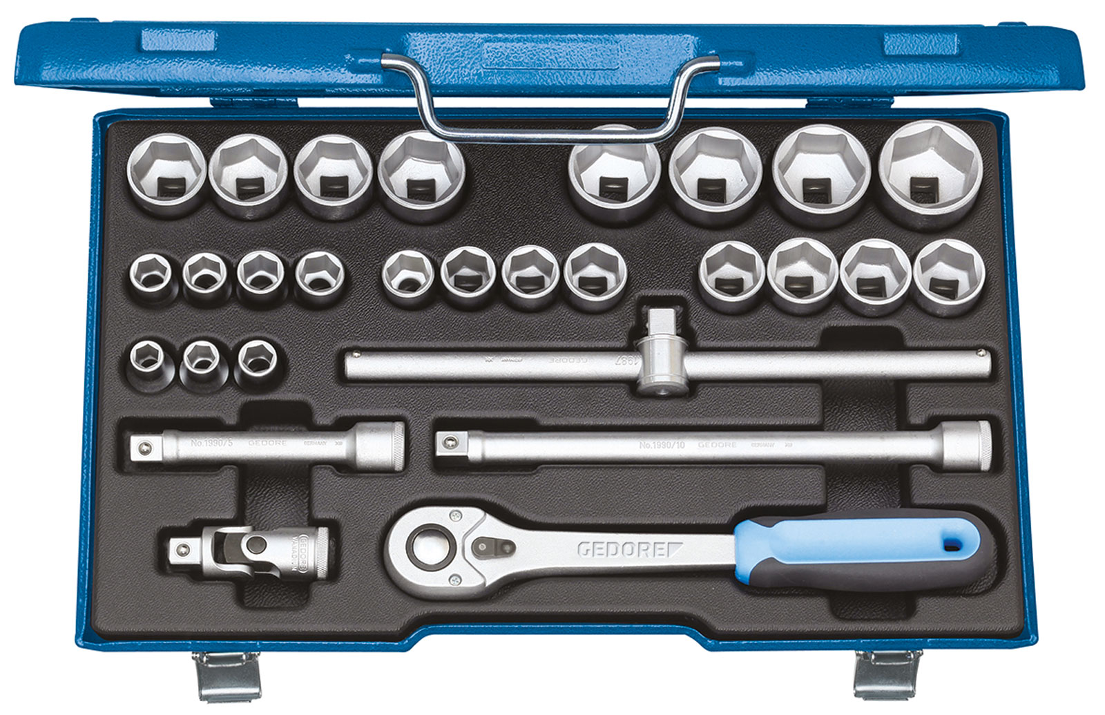 19 VMU / D 19 VMU Steckschlüssel-Satz 1/2" 28-teilig