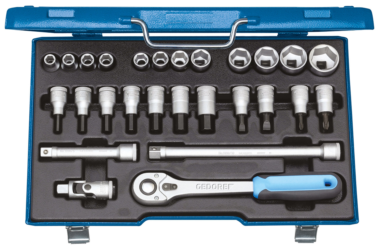 19 IMU / D 19 IMU Steckschlüssel-Satz 1/2" 27-teilig