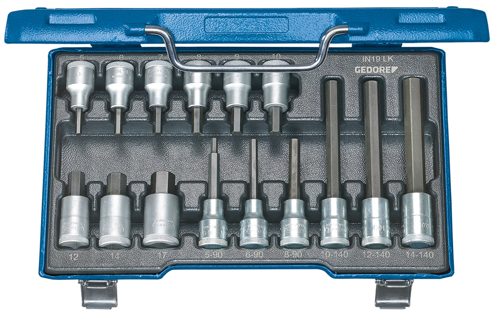 IN 19 LKM Schraubendreher-Satz 1/2" 15-teilig