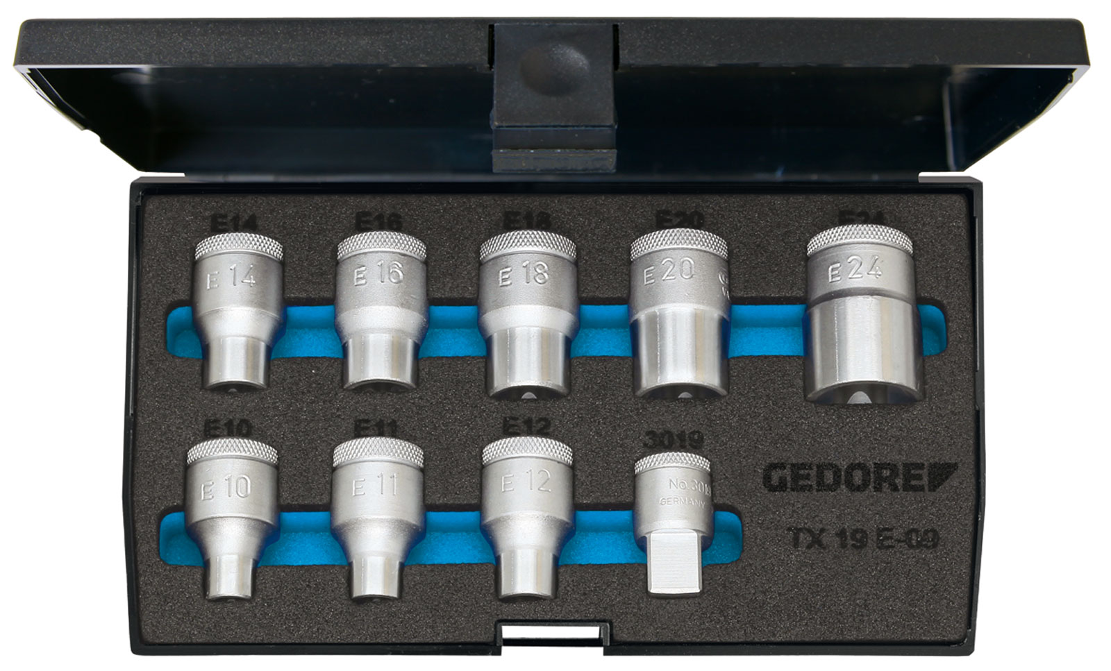 TX 19 E-09 Steckschlüssel-Satz 1/2" 9-teilig
