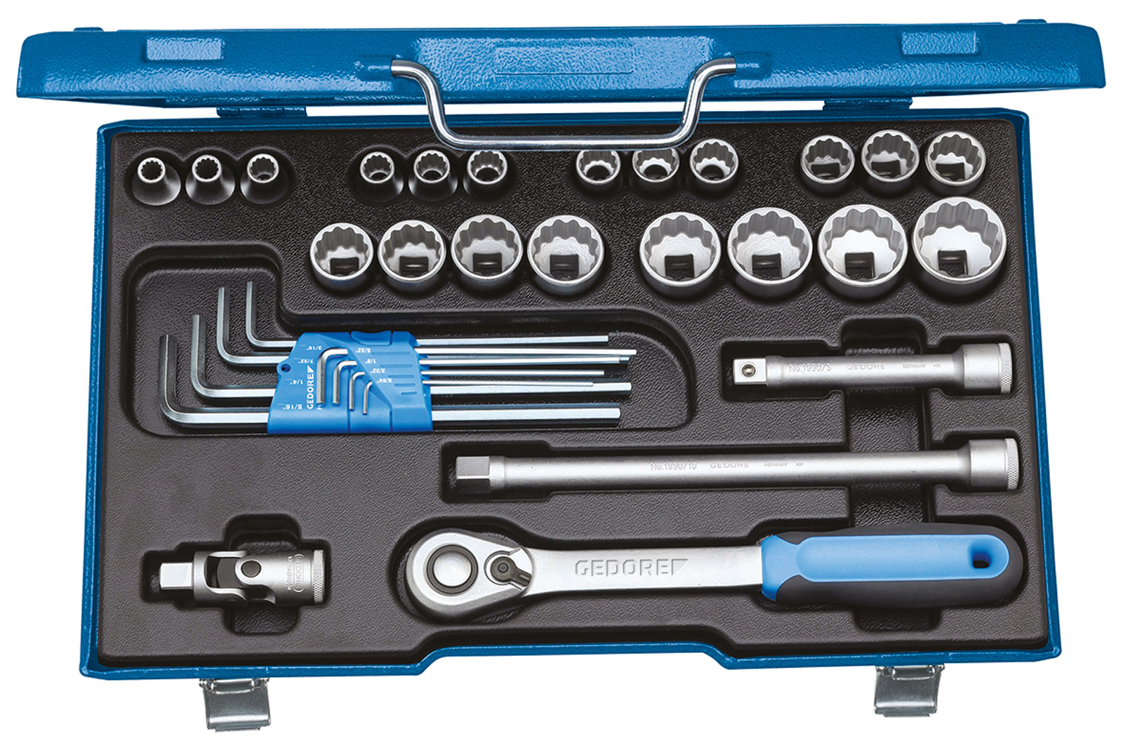 D 19 WAU-20 Steckschlüssel-Satz 1/2" 31-teilig