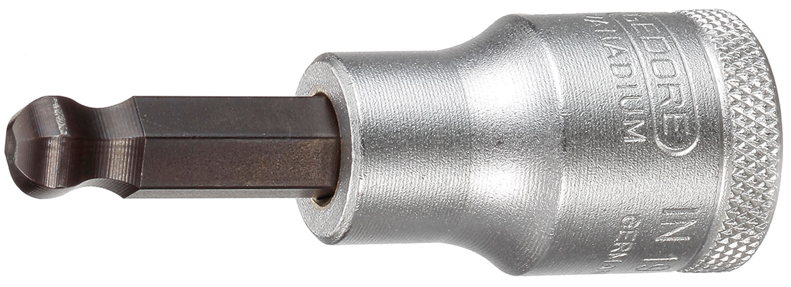 IN 19 K Schraubendrehereinsatz 1/2" mit Kugelkopf, für Innensechskantschrauben