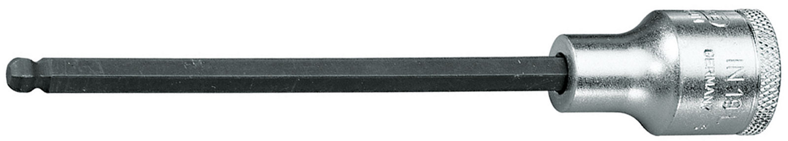 IN 19 LK Schraubendrehereinsatz 1/2" mit Kugelkopf, für Innensechskantschrauben, lang