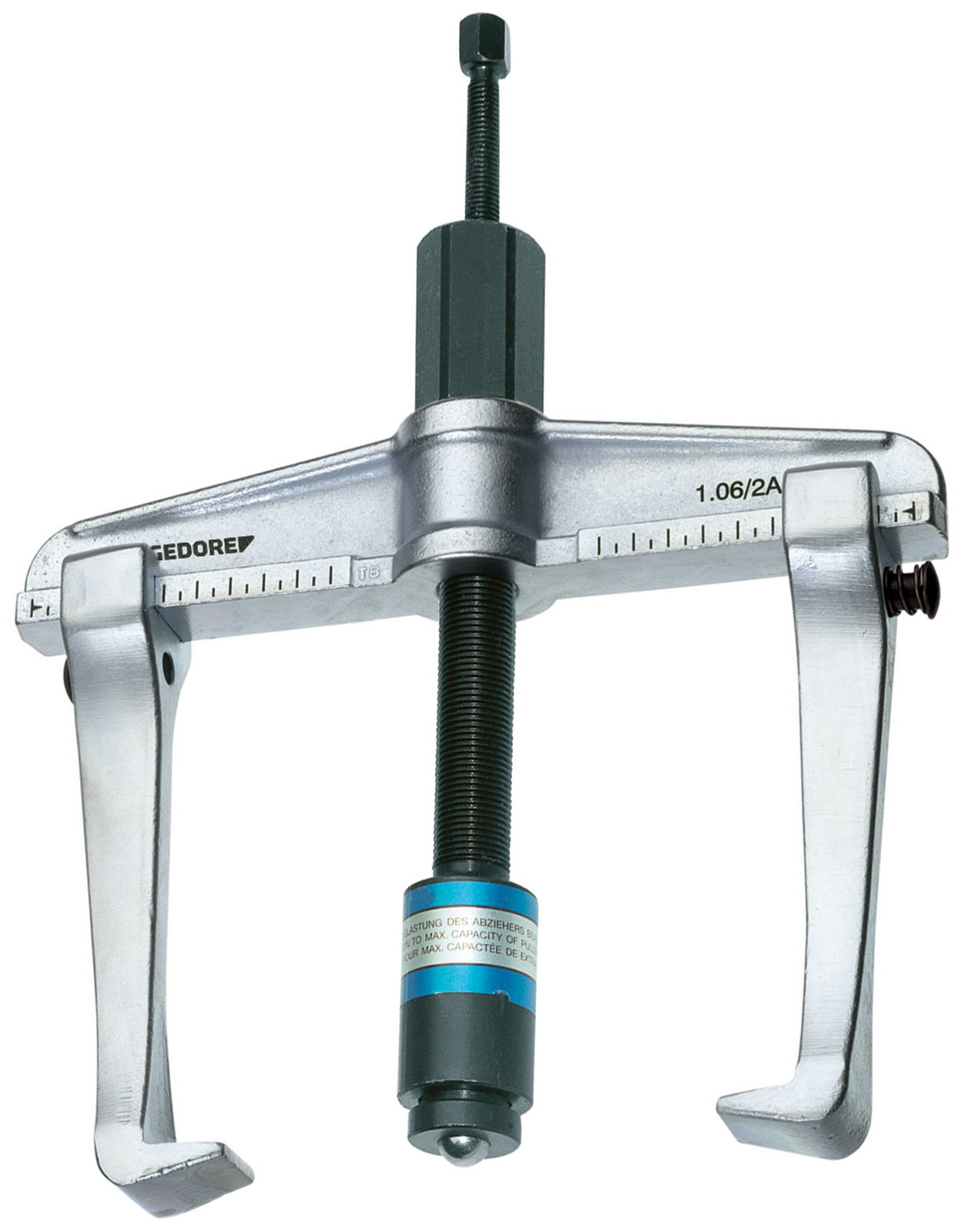 1.06/HSP-B Universal-Abzieher hydraulisch, 2-armig, Ganzstahlhaken mit Hakenbremse
