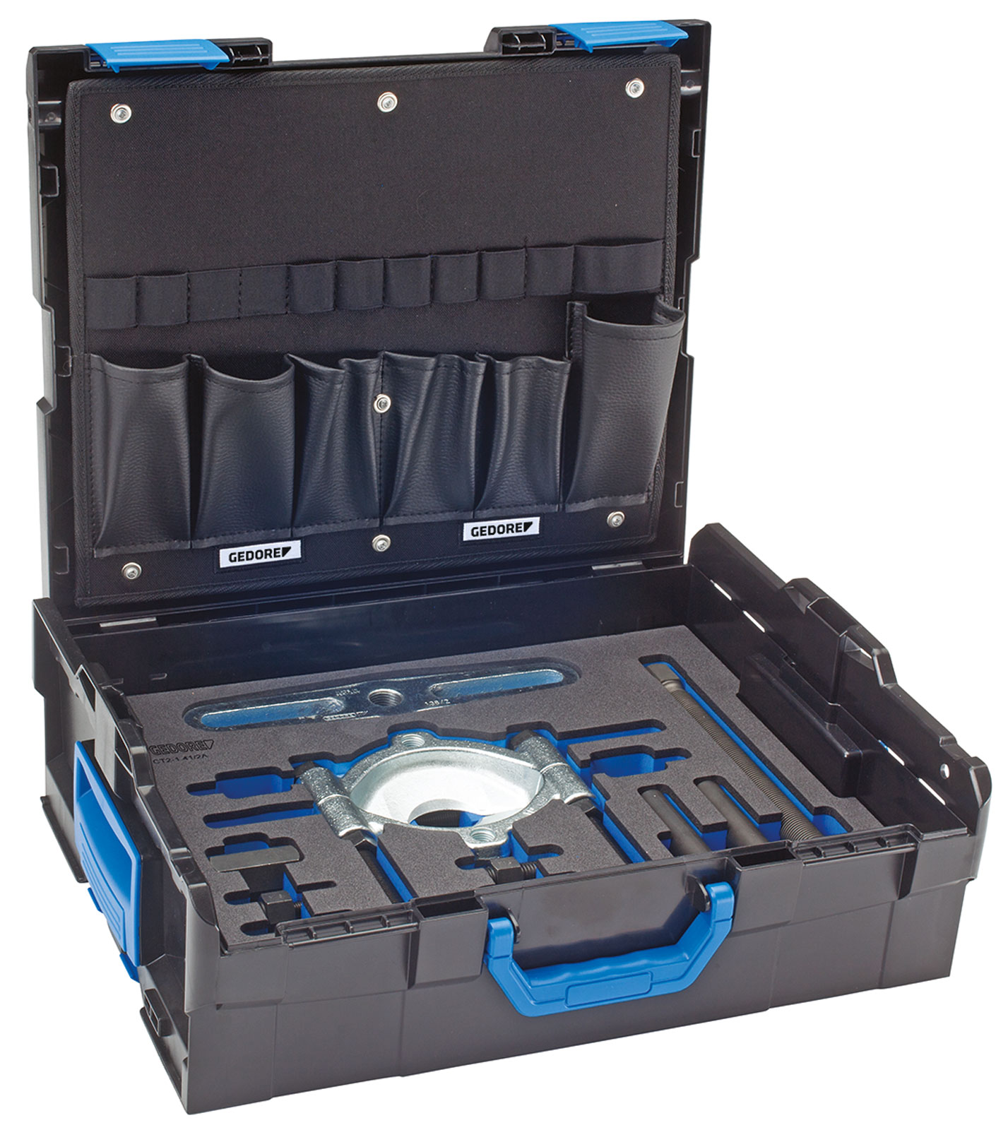 1100-1.41/2A Trenn- und Abziehvorrichtungsgarnitur in GEDORE L-BOXX® 136, 21-teilig