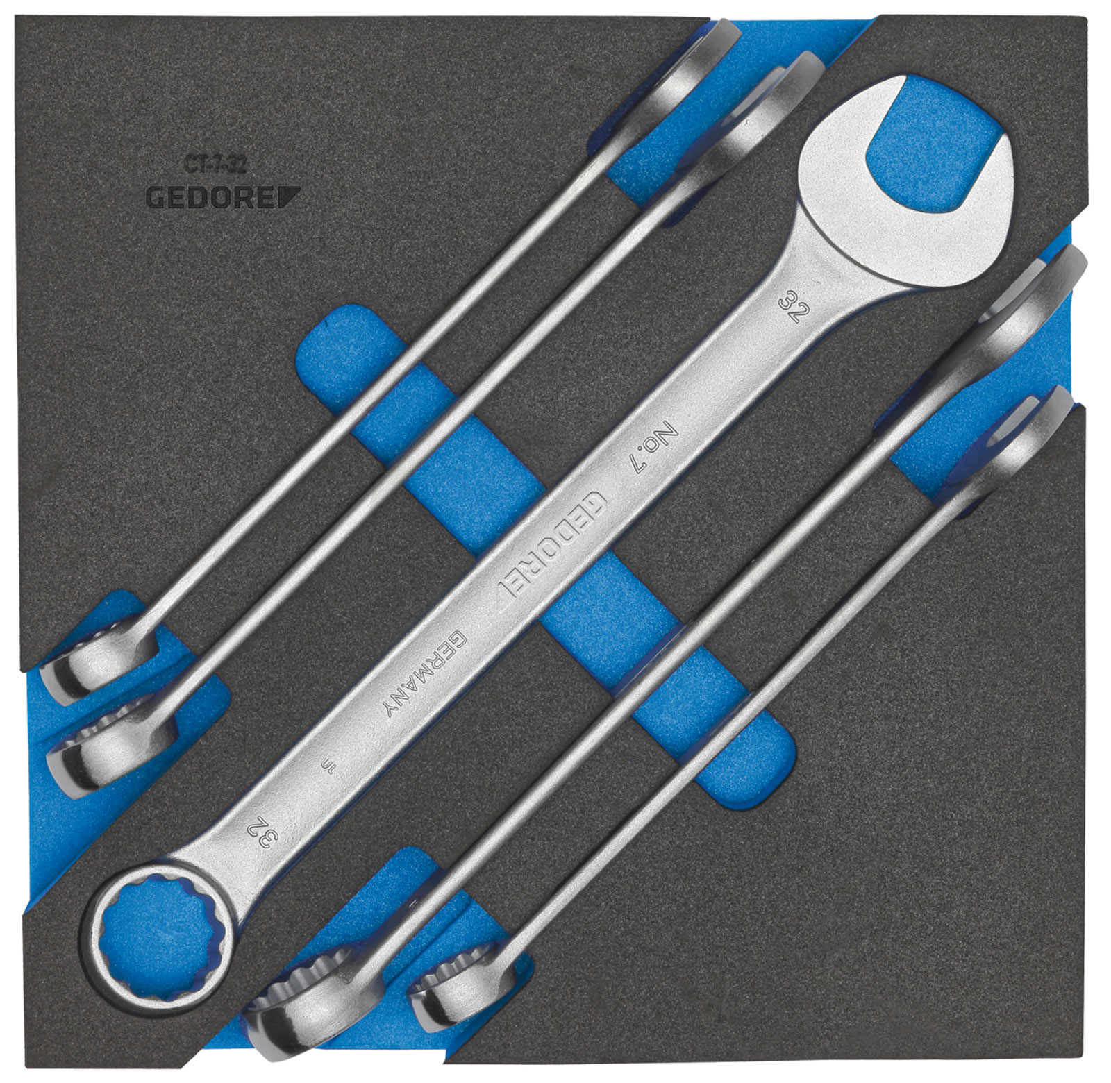 1500 CT2-7-32 Ring-Maulschlüssel-Satz in 2/3 Check-Tool-Modul