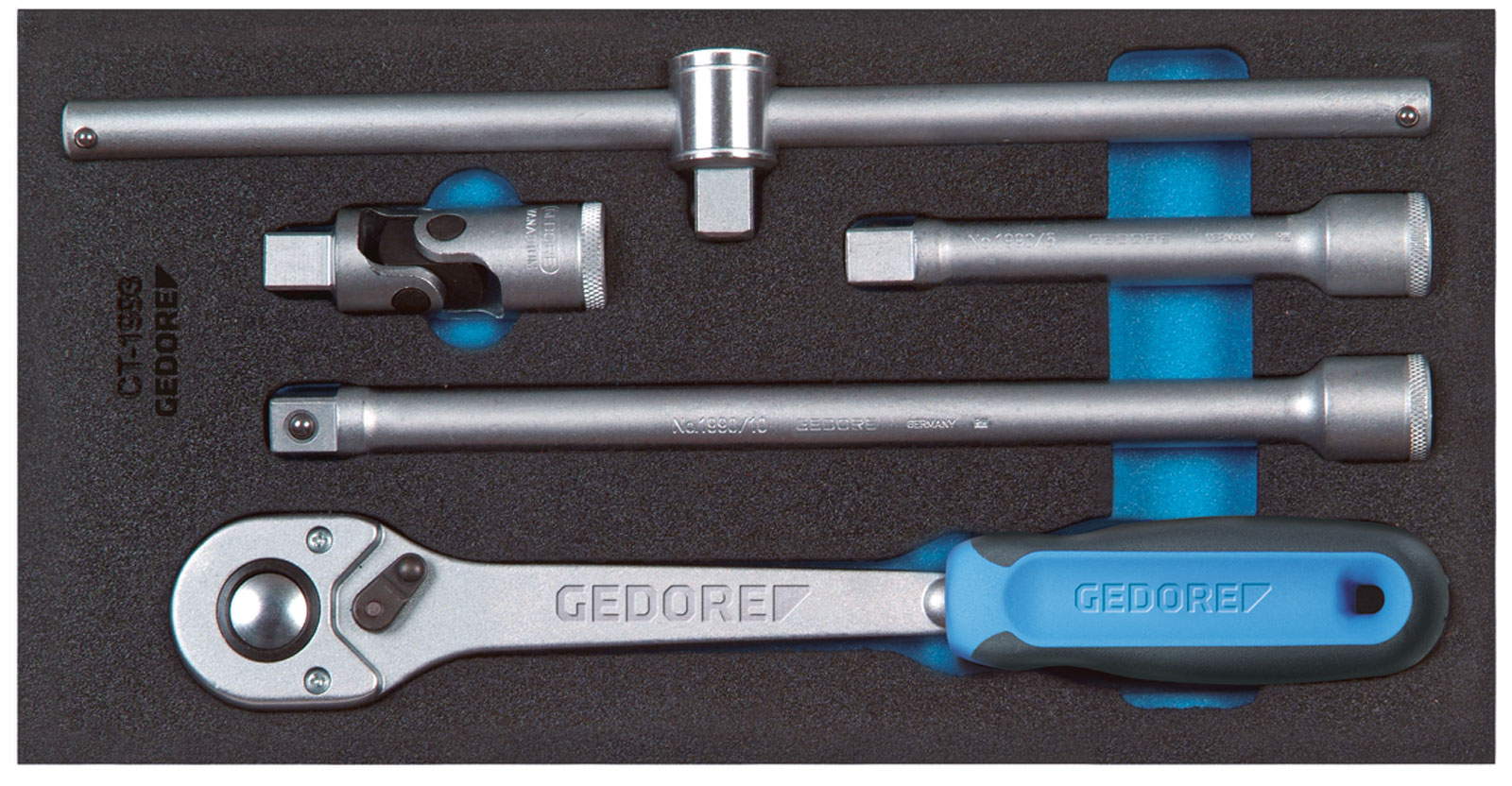 1500 CT1-1993 T Zubehör für Steckschlüsseleinsätze 1/2" in 1/3 Check-Tool-Modul