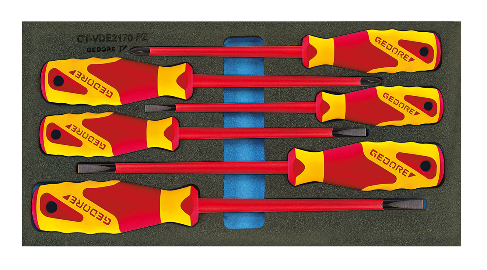 1500 CT1-VDE 2170 PZ VDE-Schraubendreher-Satz in 1/3 Check-Tool-Modul
