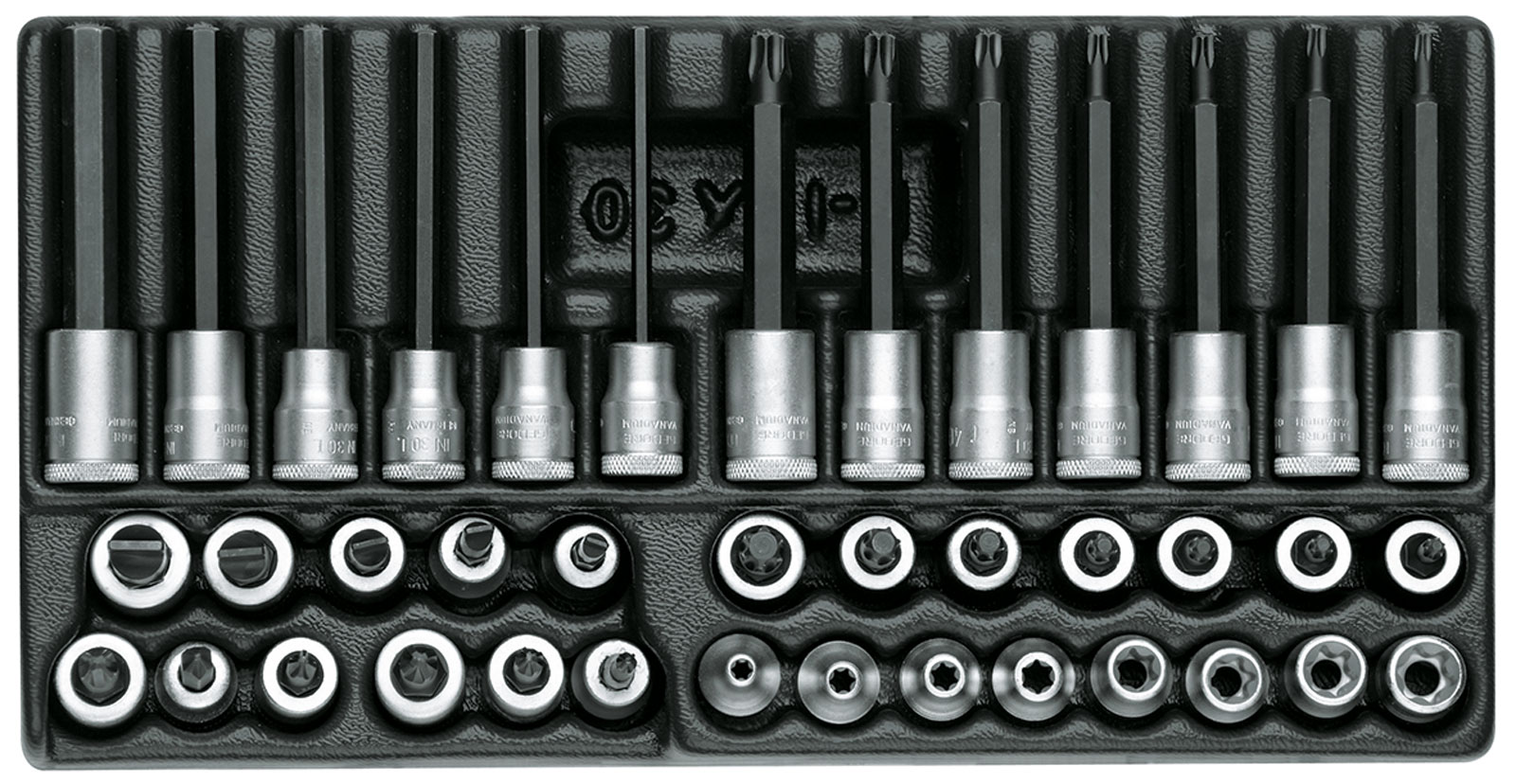 1500 ES-ITX 30 Satz Schraubendrehereinsätze 3/8" in 1/3 ES-Modul