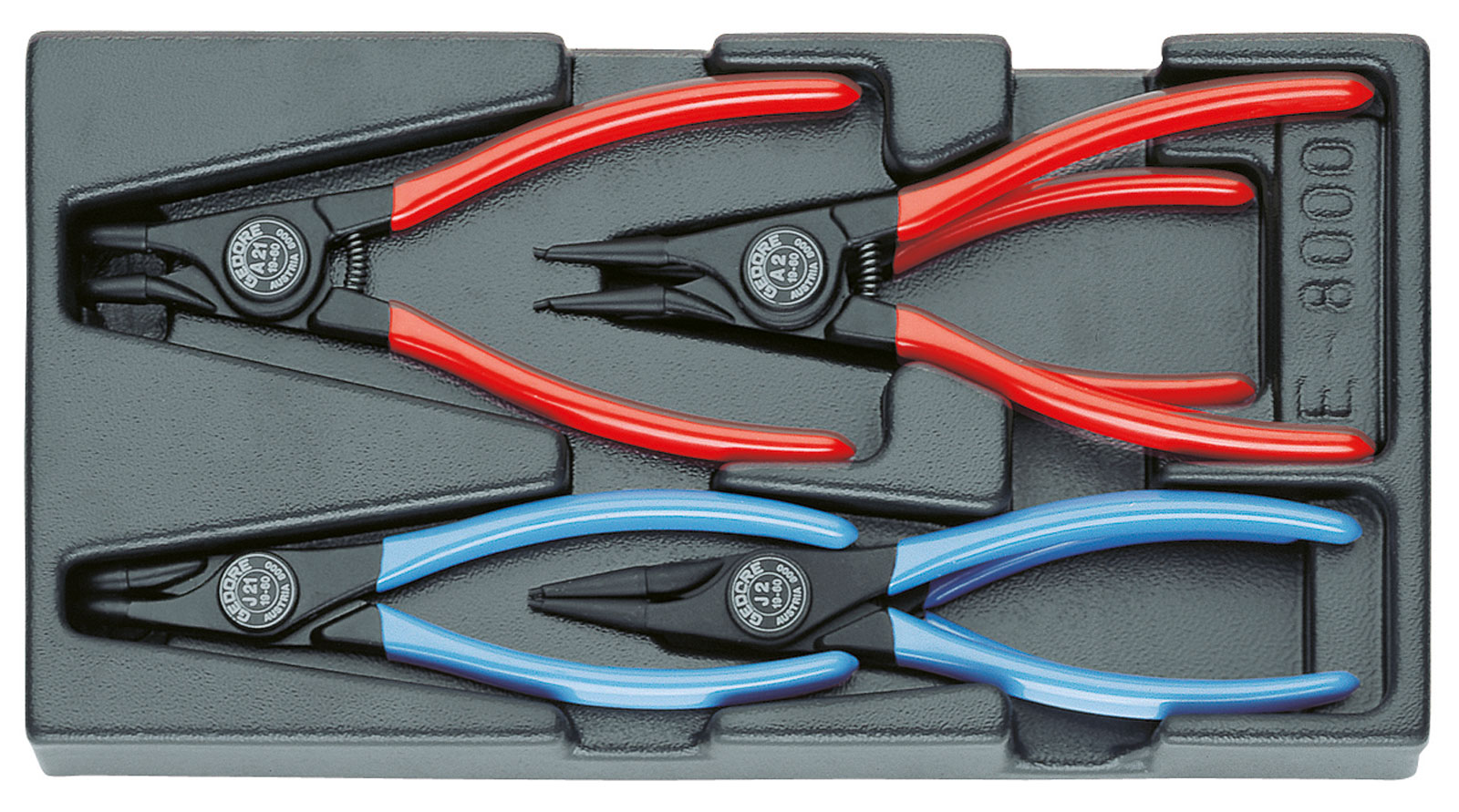 1500 ES-8000 Montagezangen für Sicherungsringe in 1/3 ES-Modul