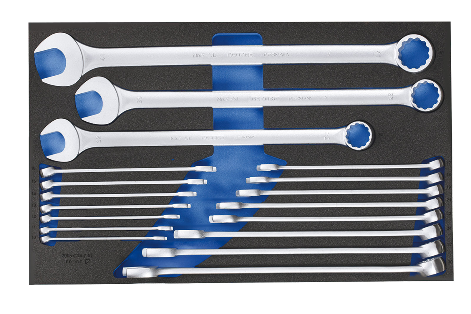 2005 CT4-7 XL Ring-Maulschlüssel-Satz in 4/4 Check-Tool-Modul