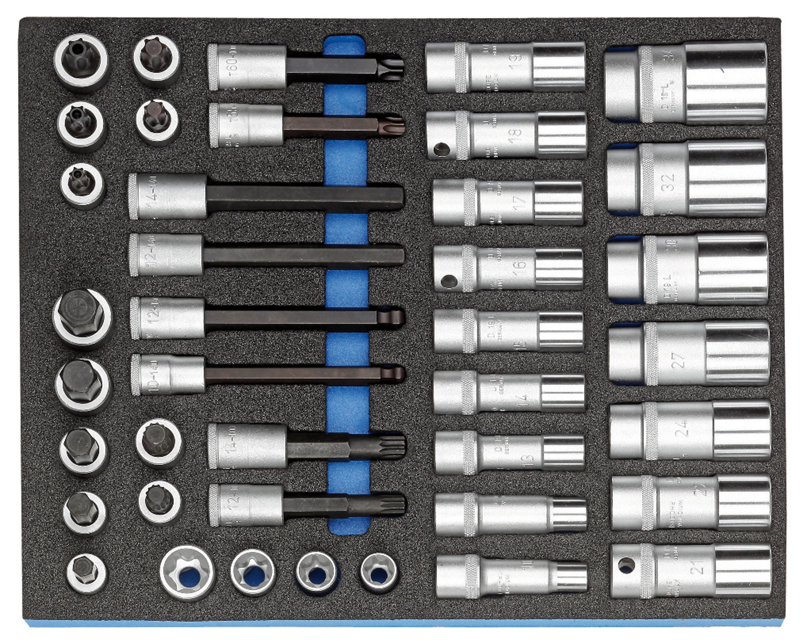 2005 CT2-D 19L Steckschlüssel-Sortiment 1/2" in 2/4 Check-Tool-Modul
