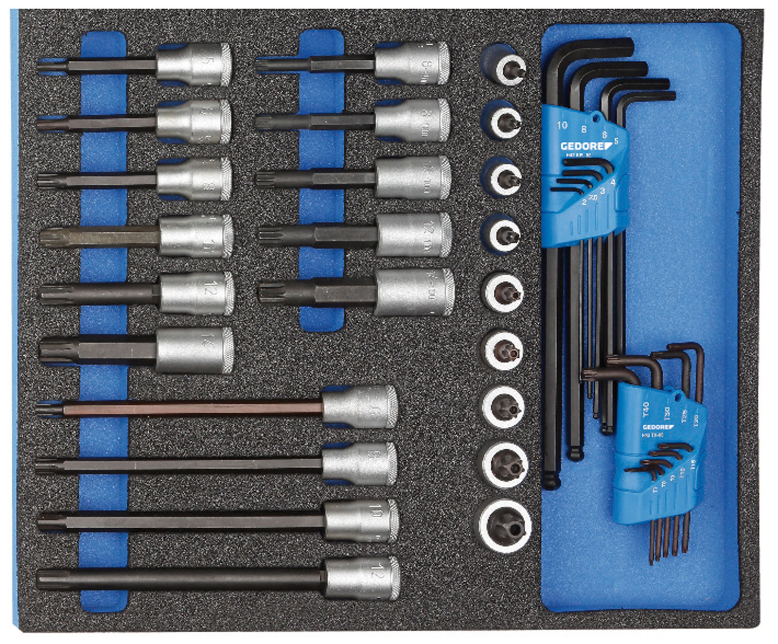 2005 CT2-INR Satz Schraubendrehereinsätze 1/2" in 2/4 Check-Tool-Modul