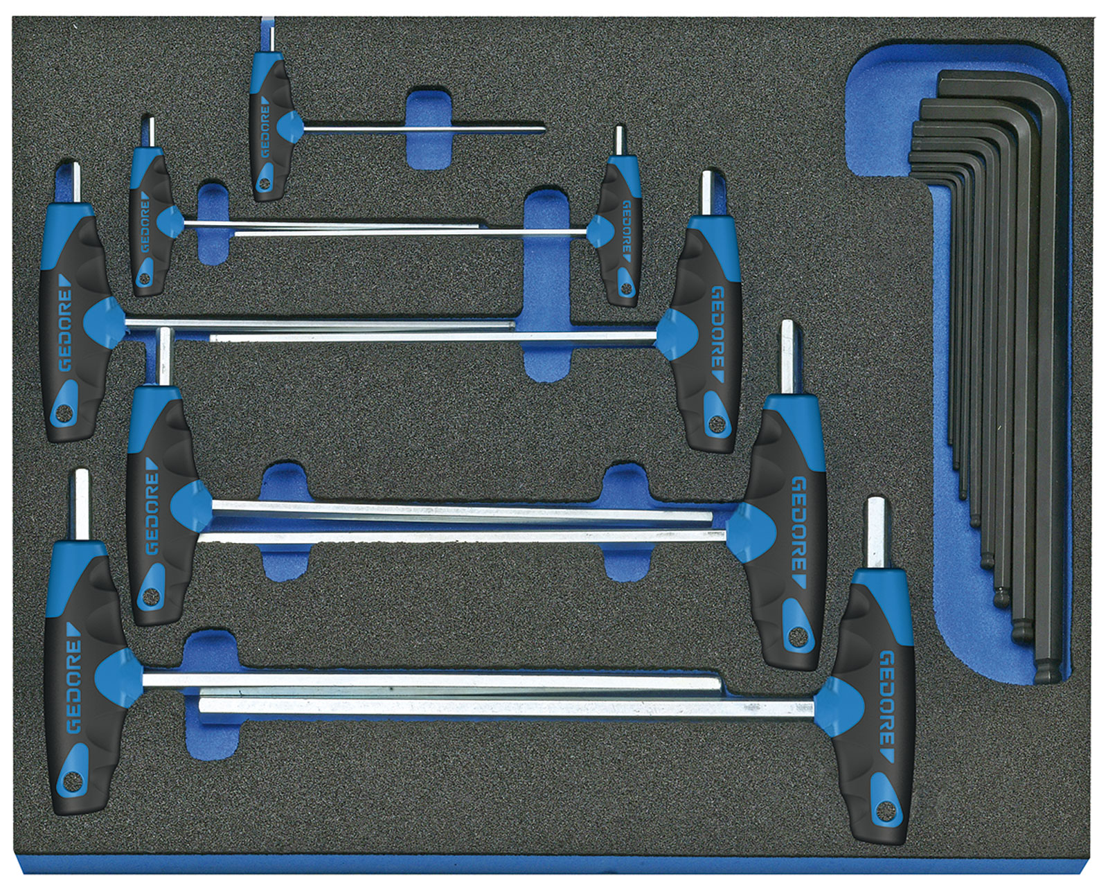 2005 CT2-DT 2142 Winkelschraubendreher-Satz in 2/4 Check-Tool-Modul