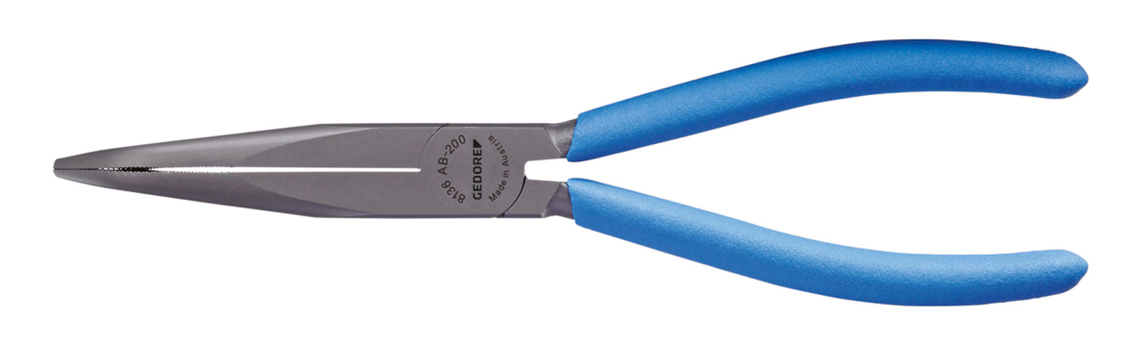 8136 AB Mechanikerzange ohne Schneide, gewinkelte Form
