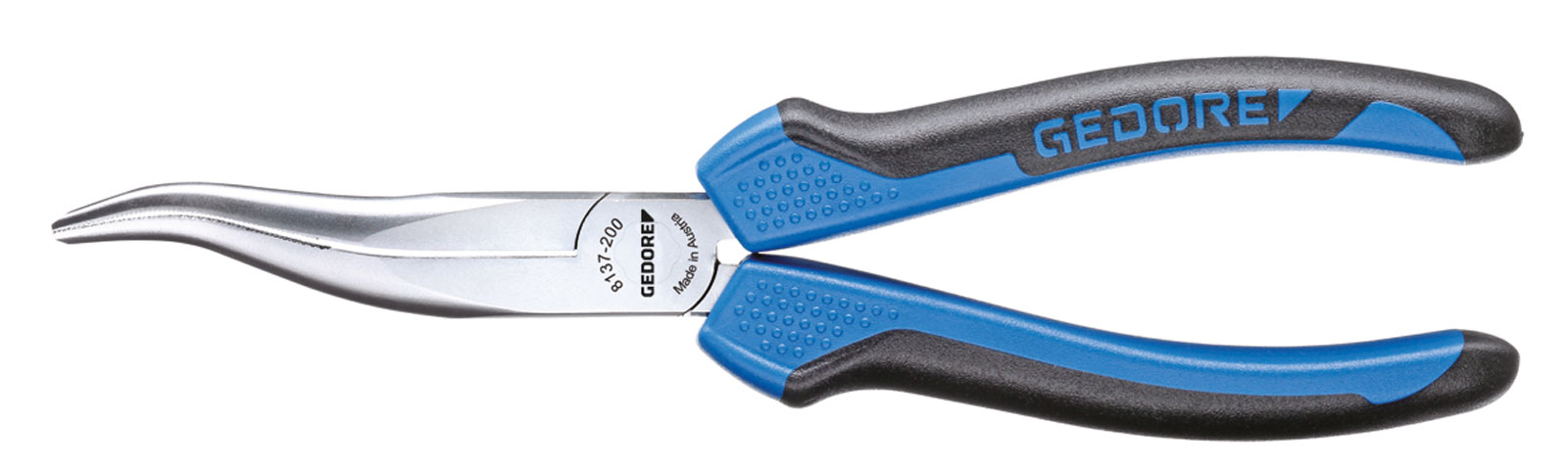 8137 Mechanikerzange ohne Schneide, gekröpfte Form