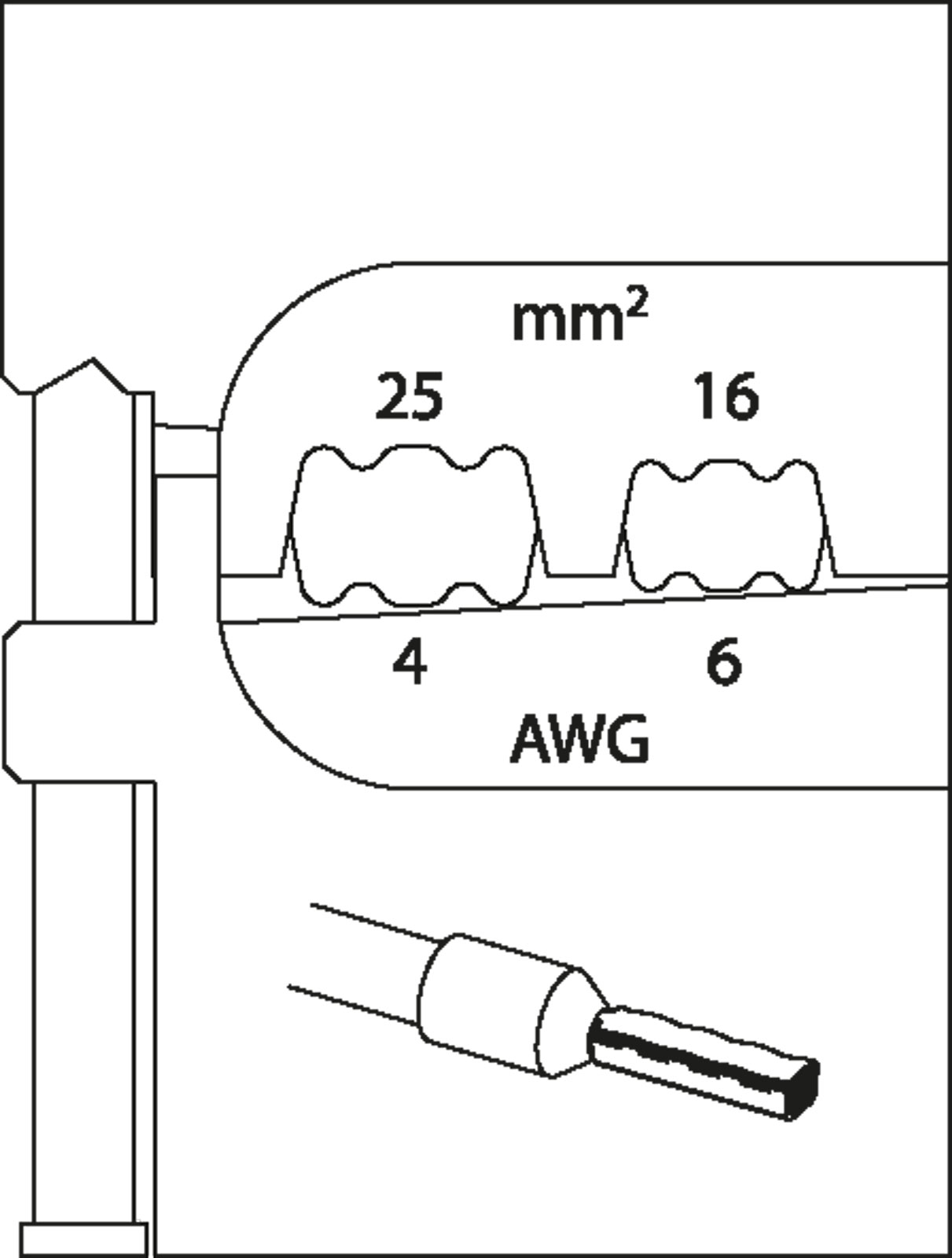 8140-06/-07/-08 Modul-Einsatz für Aderendhülsen