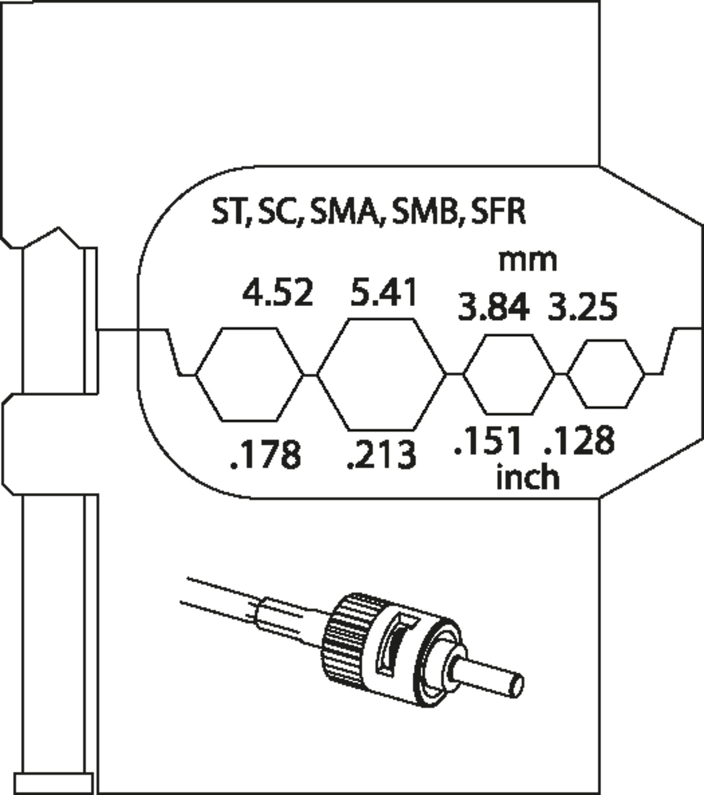 8140-12 Modul-Einsatz für Lichtwellenleiter