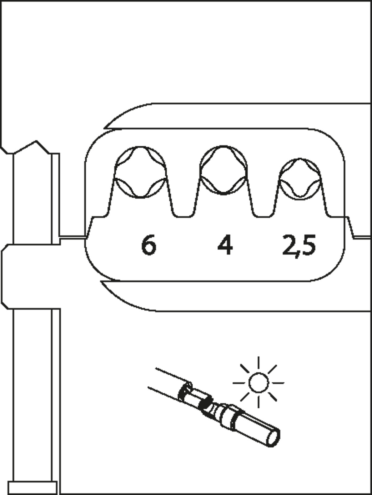 8140-23 Modul-Einsatz für Solarlok®