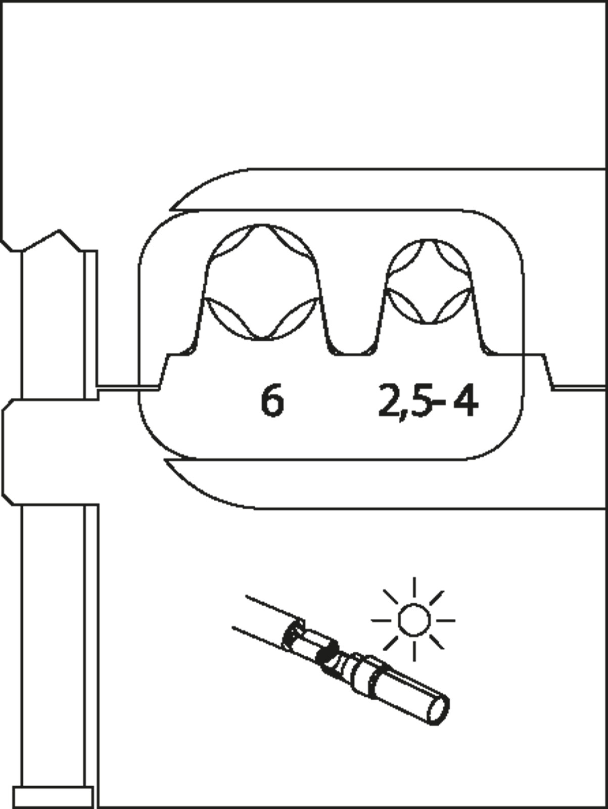 8140-24/-25 Modul-Einsatz für Multi Contact