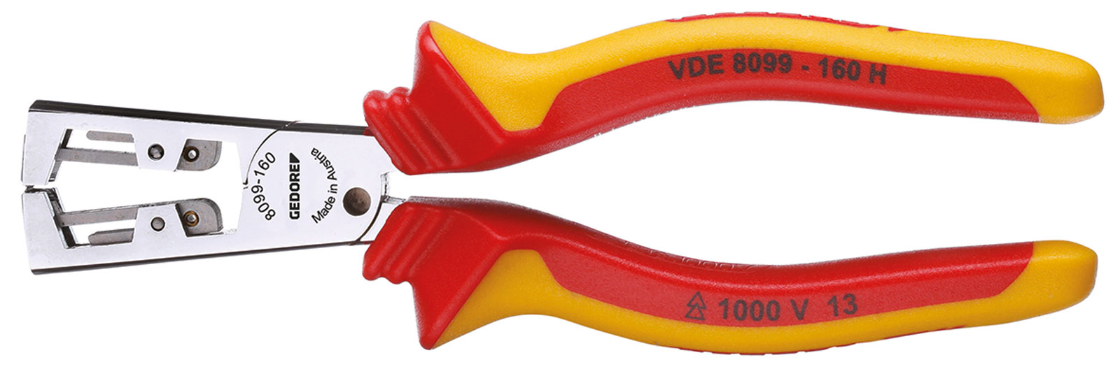 VDE 8099 H VDE-Abisolierzange STRIP-FIX mit Hüllenisolierung