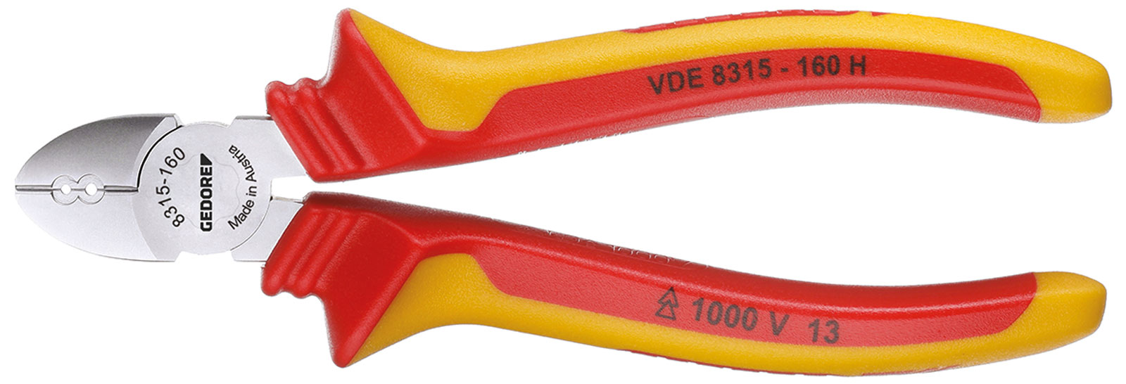 VDE 8315 H VDE-Abisolier-Seitenschneider mit Hüllenisolierung