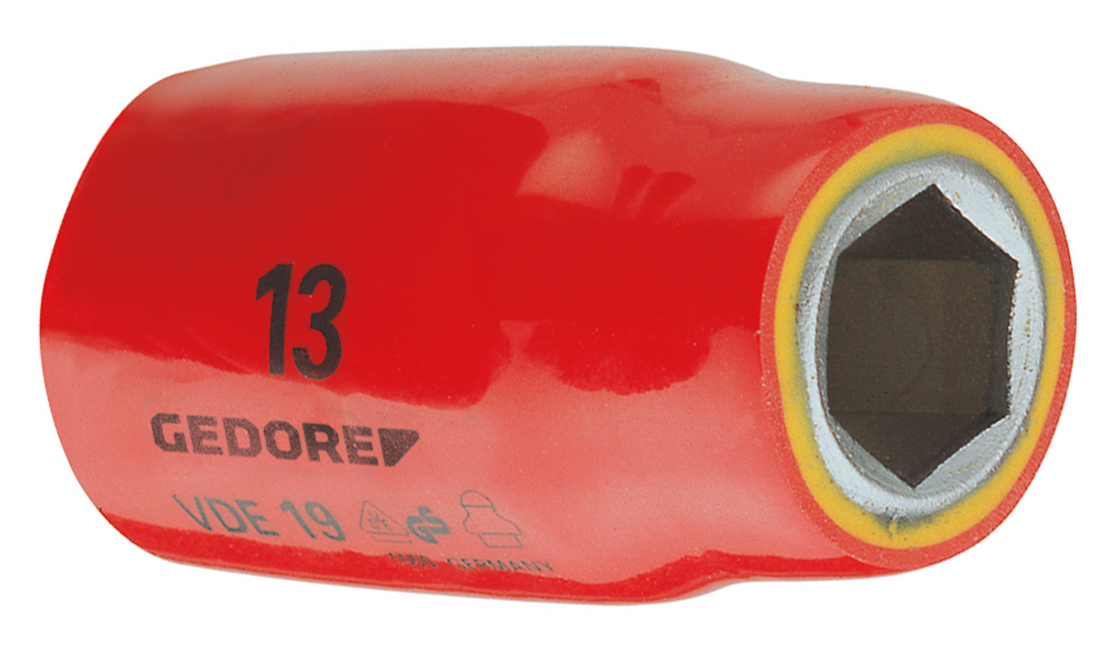 VDE 19 VDE-Steckschlüsseleinsatz 1/2"