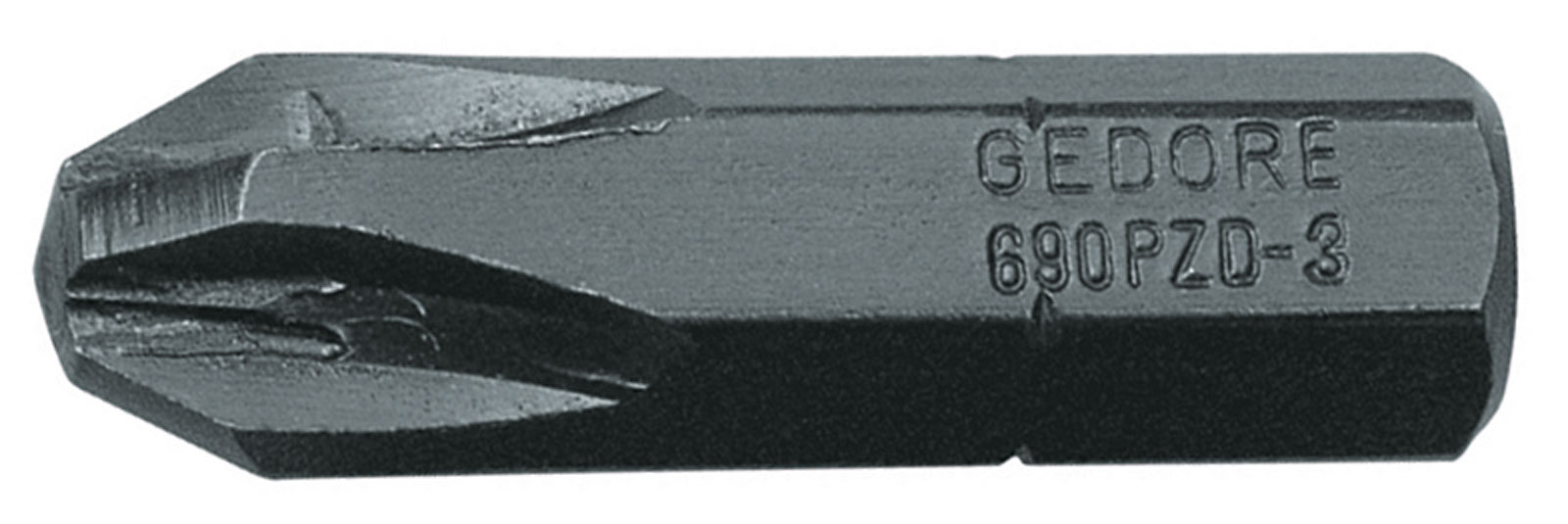 690 PZD Schraubendreherbit 1/4", Vorteilspack für Kreuzschlitzschrauben PZ