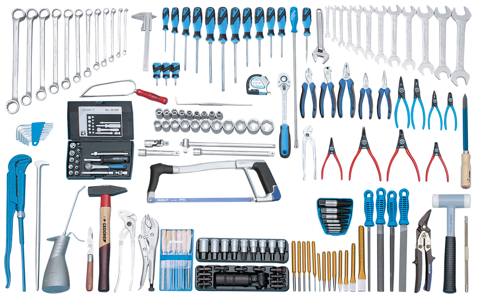 S 1007 Mechaniker Werkzeugsortiment 179-teilig