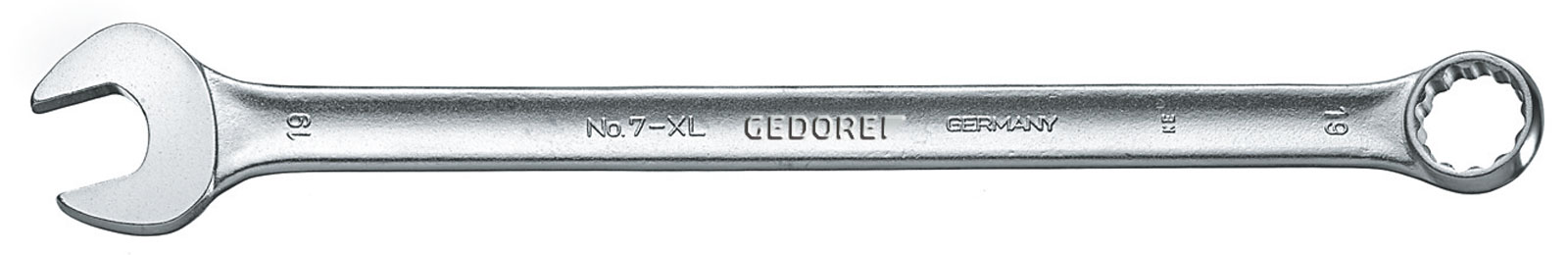 7 XL Ring-Maulschlüssel mit gleichen Schlüsselweiten, extra lang