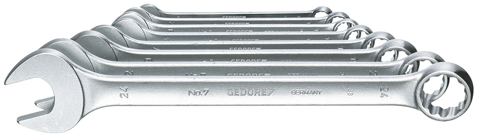 7 (MM) / 7 (AF) Ring-Maulschlüssel-Satz