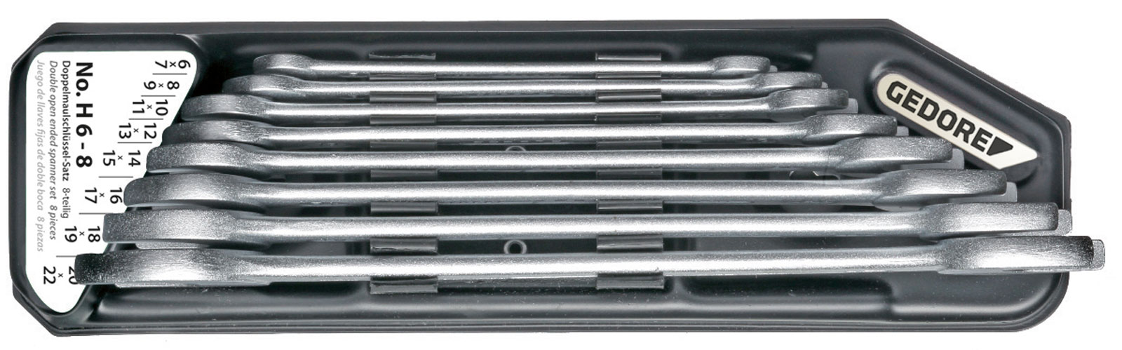 H 6 Doppelmaulschlüssel-Satz