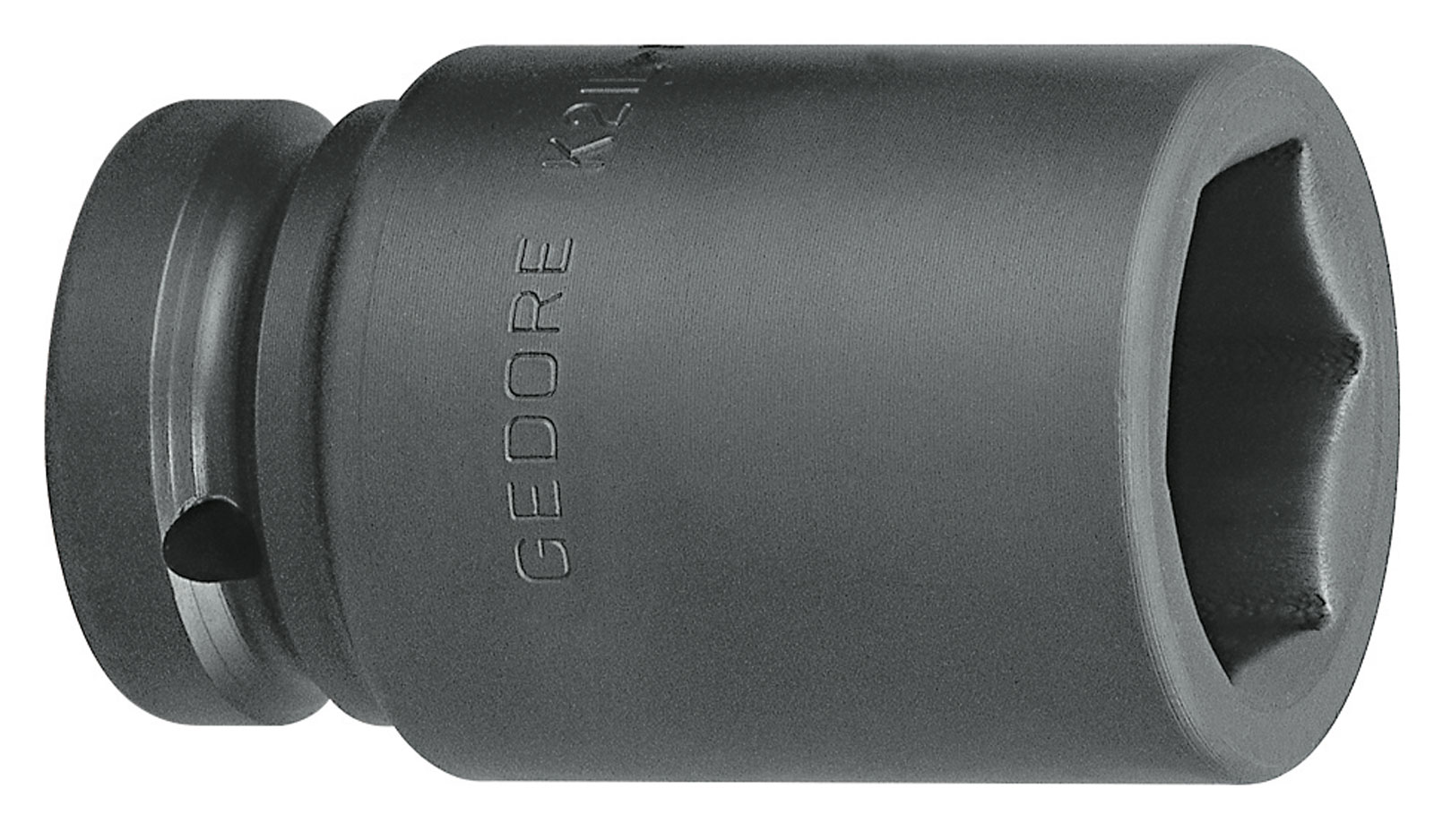 K 21 L Kraftschraubereinsatz 1" 6-kant, lange Form