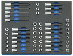Bild von 2005 CT2-TX 30 Steckschlüssel-Satz 3/8" in Check-Tool-Modul, 52-tlg