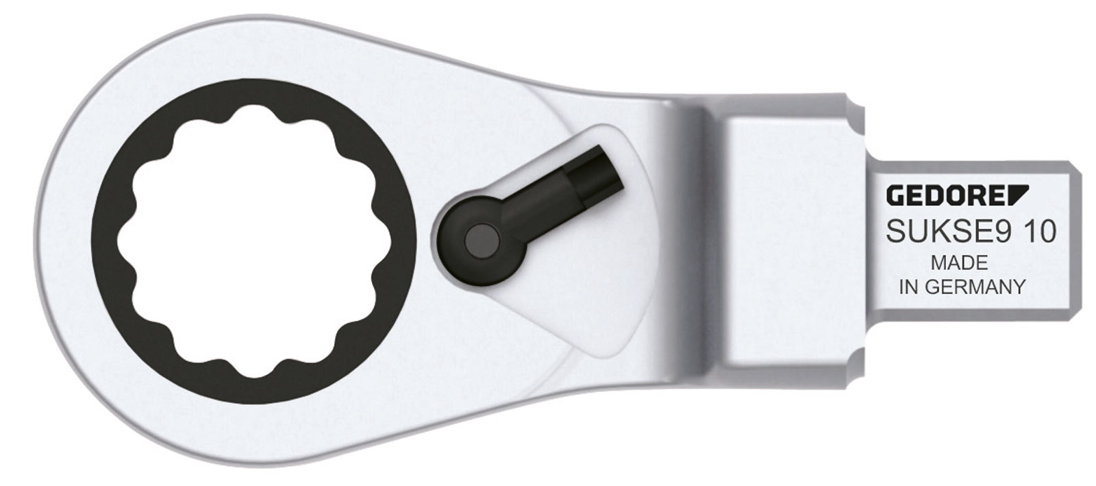 Bild von SUKSE9 10 Einsteck-Ringratschenschlüssel, umschaltbar SE 9x12, 10 mm
