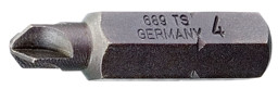 Bild von 689 TS 2 Schraubendreherbit 1/4" Vier-Wing TORQ-SET 2 mm