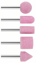Picture of Schleifstift-Set, 5-teilig, 6 mm, 60, 25, 15, 15, 25, 20 x 24, 30, 30, 25, 25 mm