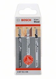 Bild von Stichsägeblatt-Set Bosch 15-teilig für Holz