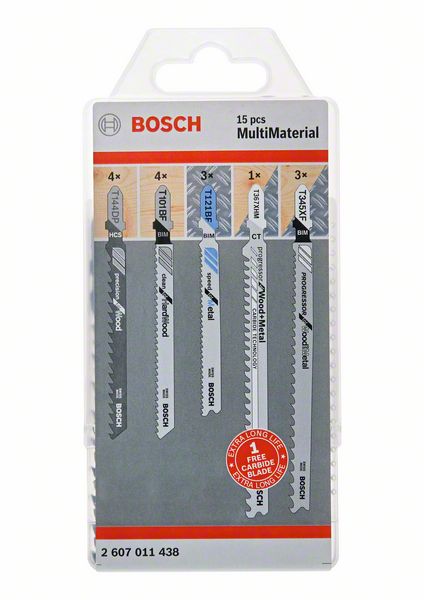 Picture of Stichsägeblatt-Set f. T-Schaft Bosch 15-teilig Multi Material