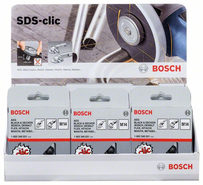 Picture of SDS clic-Schnellspannmutter, 13 mm Dicke. Für kleine Winkelschleifer, 15 Stück